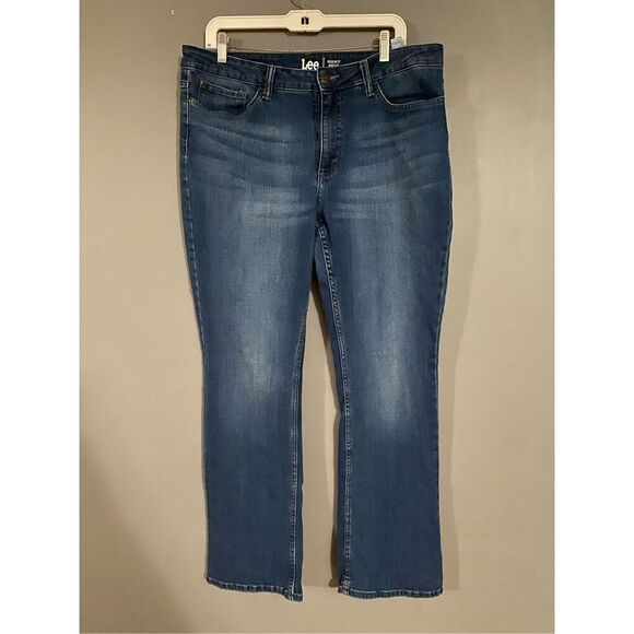 Lee Regular Fit Bootcut Jeans Size 16 - Picture 1 of 4